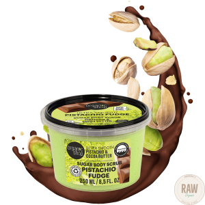 Organic Shop Ultra Smooth Pistachio Fudge Sugar Body Scrub, 250ml