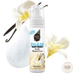 Organic shop FOAM BODY WASH VANILLA WHIPPED CREAM 200ml