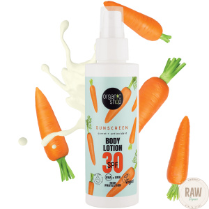 Organic Shop Sunscreen Body Lotion SPF30, 150ml