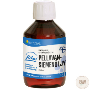 Bertils Rikas pellavansiemenöljy luomu 200ml