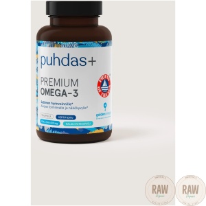 Puhdas+ premium Omega-3 EPA & DHA 600mg  180 kaps