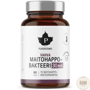 Puhdistamo vahva maitohappobakteeri 30mrd. 60kaps