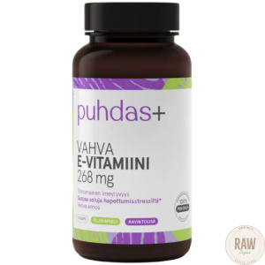 Puhdas+ Vahva E-vitamiini 268 mg, 60kaps.