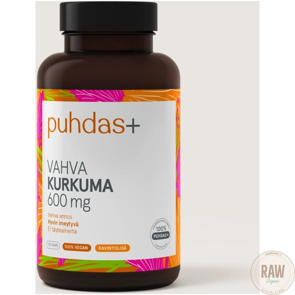 Puhdas+ Vahva Kurkuma 600mg 120kaps. – kuva 6