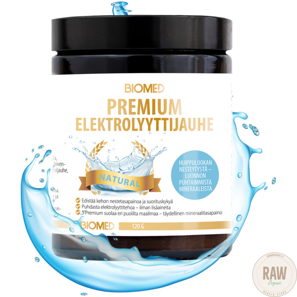 Biomed Premium Elektrolyyttijauhe, 120g – kuva 3