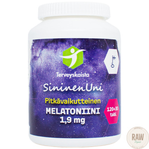 Terveyskaista SininenUni melatoniini 1,9 mg, pitkävaikutteinen, 150 tabl.