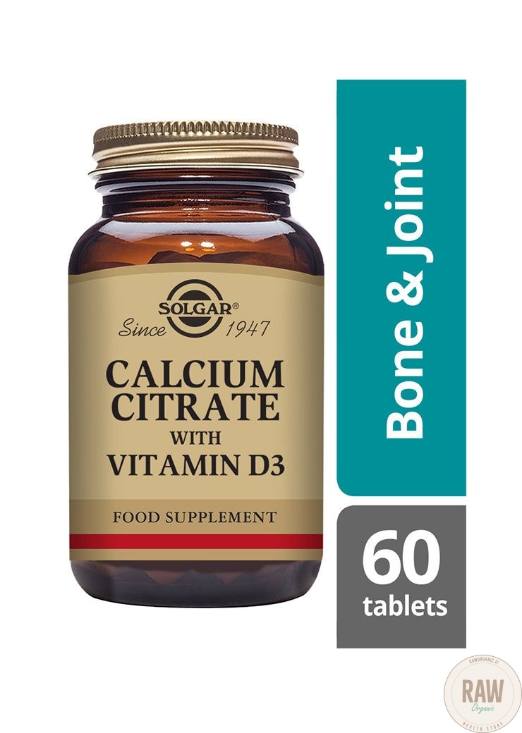 Solgar Calsium Citrate with Vitamin D3, 240 tabl.