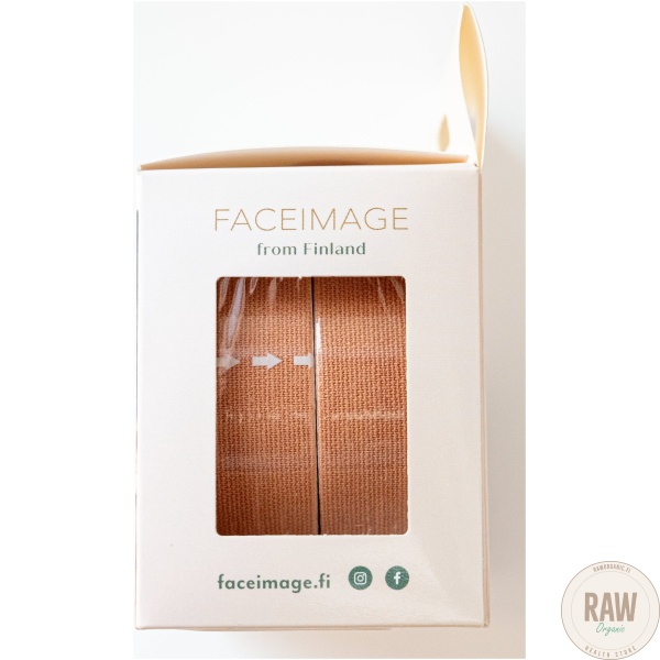 Faceimage Kinesioteippi Kasvoille – Normaalille Iholle (25 mm – 2 rullaa) – kuva 2