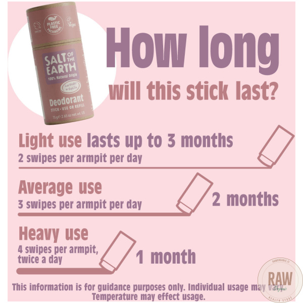 Salt Of The Earth Lavender & Vanilla Stick Deodorantti, 75g – kuva 6