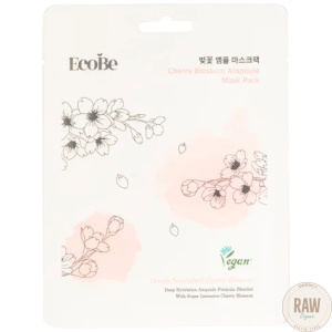 EcoBe Cherry Blossom Ampoule Facial Mask Sheet