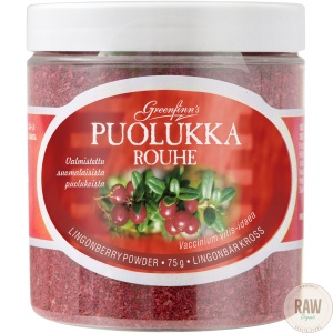 Green Finns’s luomu puolukka rouhe  75g