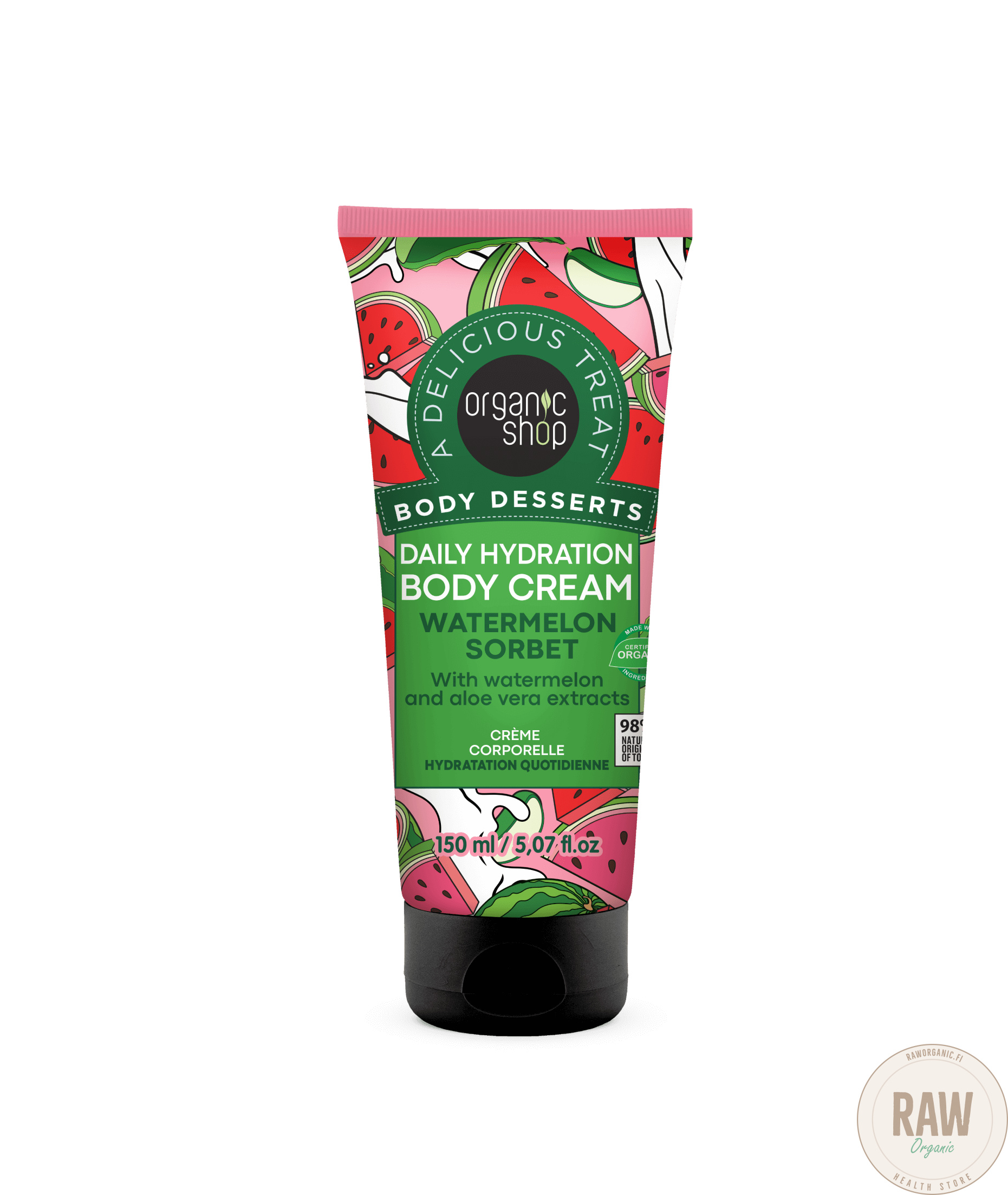 Organic shop Daily Hydration Vartalovoide – Vesimelonisorbetti, 150ml