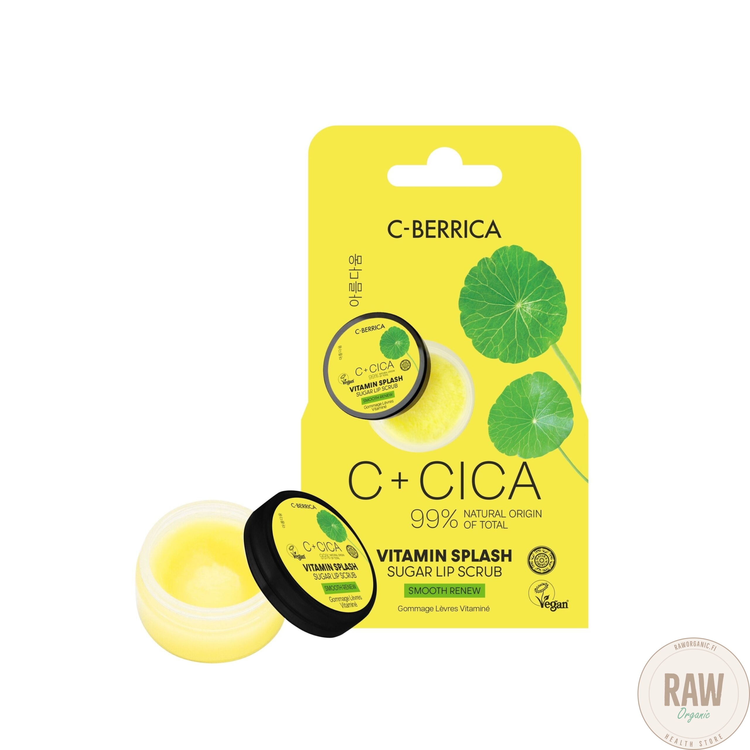 natura siberica C-BERRICA C + CICA Vitamin Splash Sugar -huultenkuorinta, 10 ml