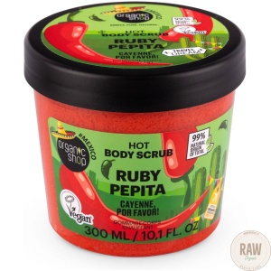 Organic shop RUBY PEPITA HOT BODY SCRUB 300ml