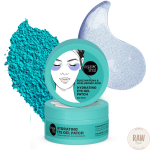 Organic Shop Hydrating Eye Gel Patch Blue Matcha & Hyaluronic Acid 60 kpl