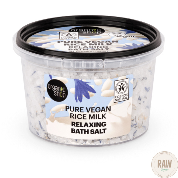 Organic shop PURE VEGAN RICE MILK BATH SALT RELAXING – kuva 3
