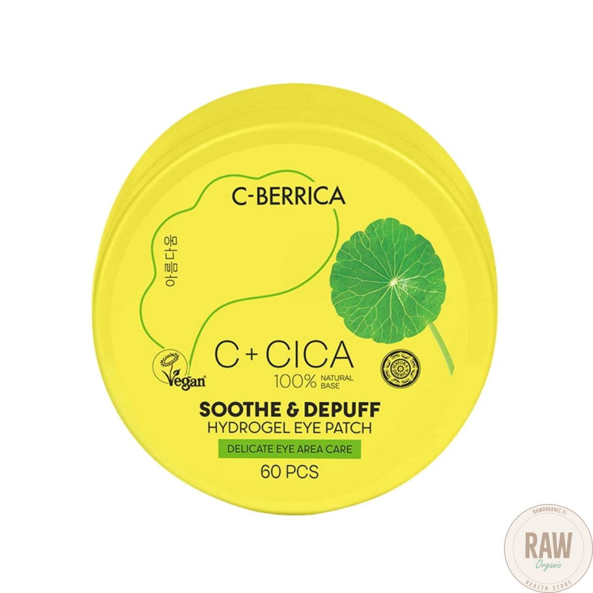 Natura Siberica Cica C-Berrica Soothe & Depuff – Silmänalusnaamiot 60 kpl