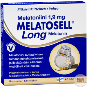 Hankintatukku Melatosell® Long Melatoniini 1,9 mg
