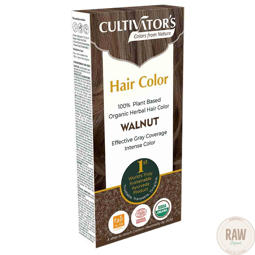 Cultivator’s Hair Color Kasviväri walnut Slim Pack 100g
