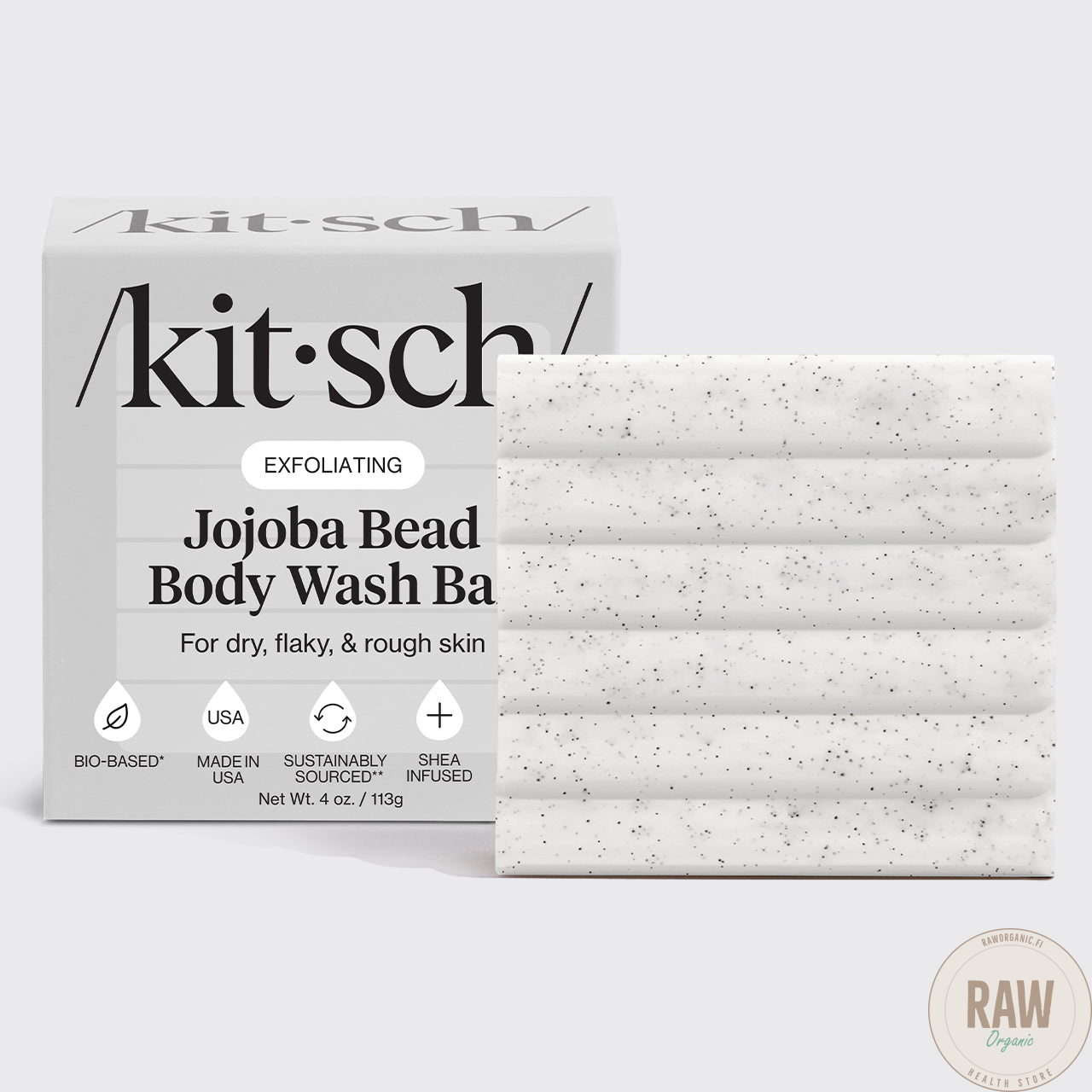 KITSCH Jojoba Bead Solid Body Wash Bar