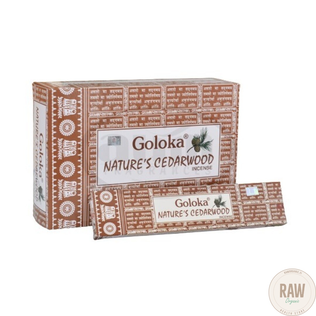 Goloka Nature’s Incense 15g Cedarwood