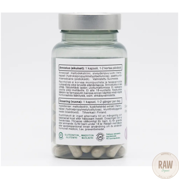 Natura Media Vitex Siveydenpuu-uute, 60 kaps. – kuva 3