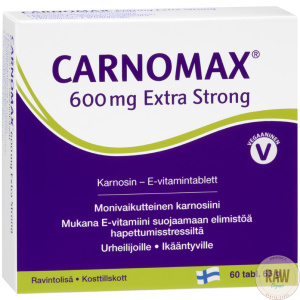 Hankintatukku Carnomax 600mg Extra strong 60tablt.