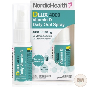 Nordic Health Dlux 4000 Vitamin D Daily Oral Spray 100µg 15ml