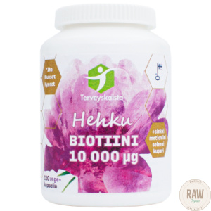 Terveyskaista Hehku Biotiini 10 000 µg 120 kaps