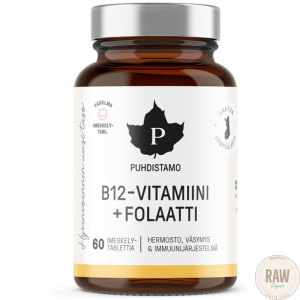Puhdistamo B12-vitamiini + Folaatti 60 tabl