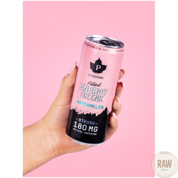 Puhdistamo energiajuoma strong watermelon 330ml – kuva 2