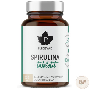 Puhdistamo spirulina tabletti 200kpl