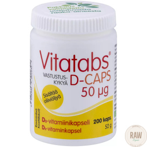Hankintatukku Vitatabs D-caps 50ug, 200 kaps