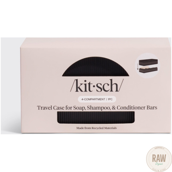 KITSCH Travel Case 4-compartment – Black – kuva 6