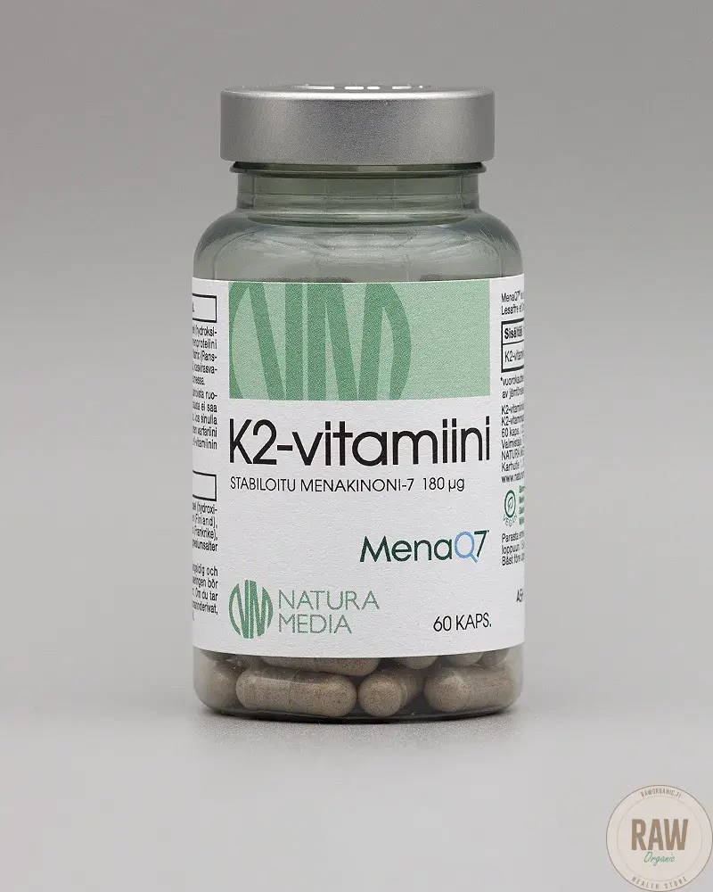 Natura media K2-vitamiini 60 kaps.