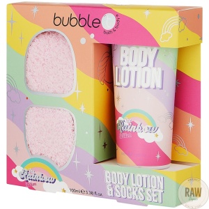 Bubblet Rainbow Body Lotion & Socks Gift Set