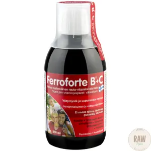 Hankintatukku Ferroforte B+C rautavalmiste 250ml