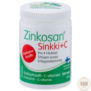 Hankintatukku Zinkosan Zinc + C, 120 pcs