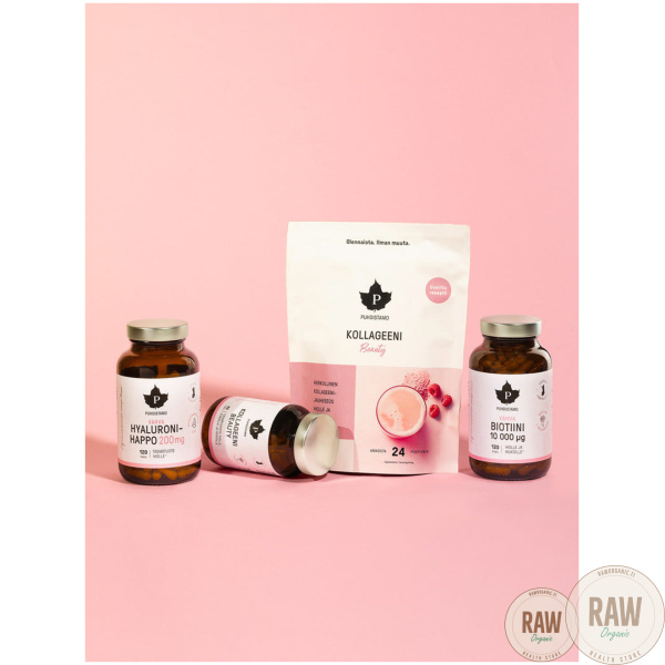 Puhdistamo Kollageeni Beauty vadelma 150 g – kuva 2