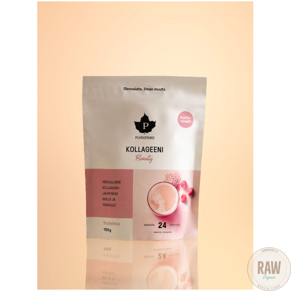 Puhdistamo Kollageeni Beauty vadelma 150 g – kuva 4