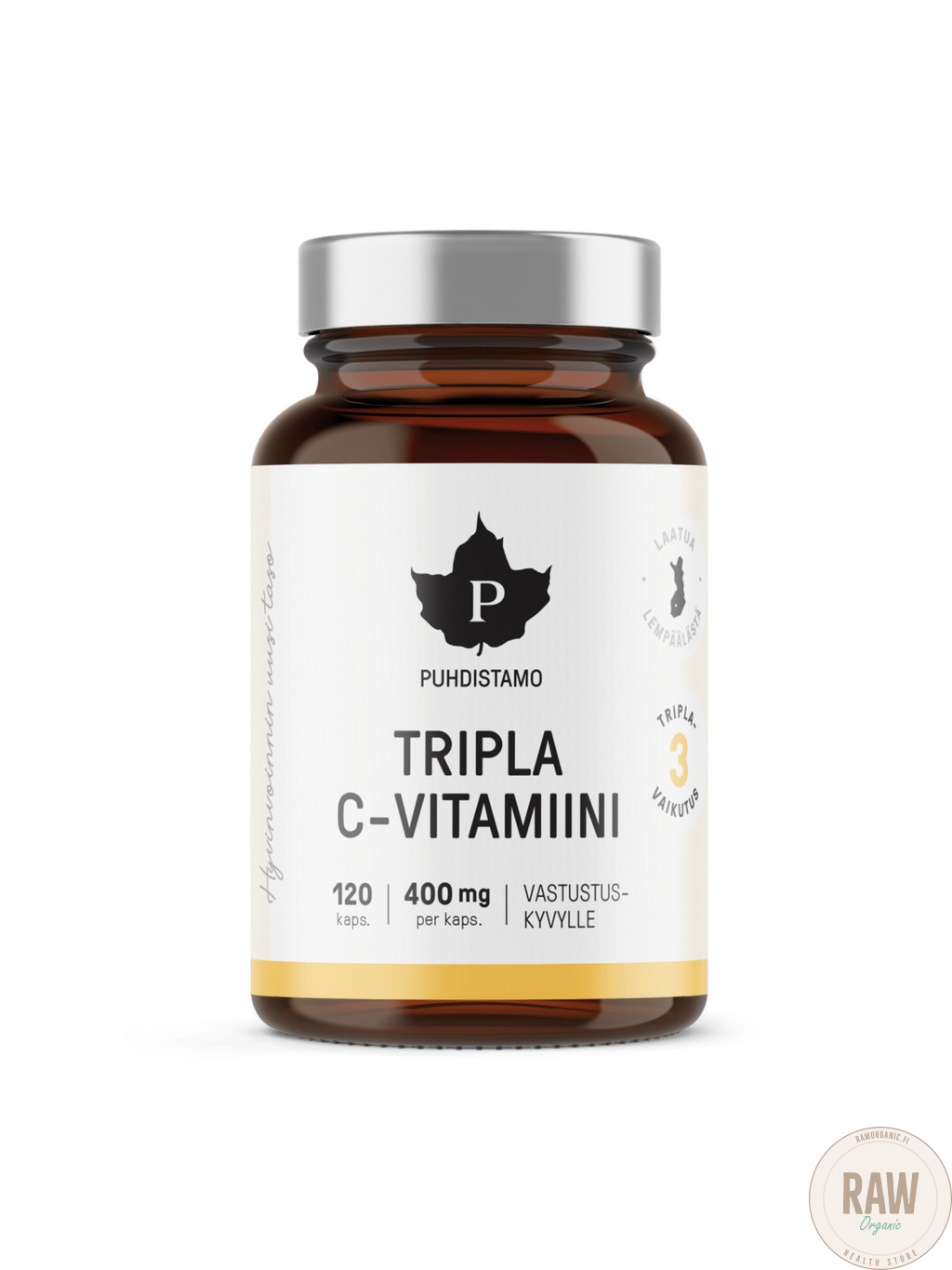 Puhdistamo Tripla C-vitamiini 120kaps.