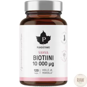 Puhdistamo Vahva Biotiini 10 000uq, 120kaps