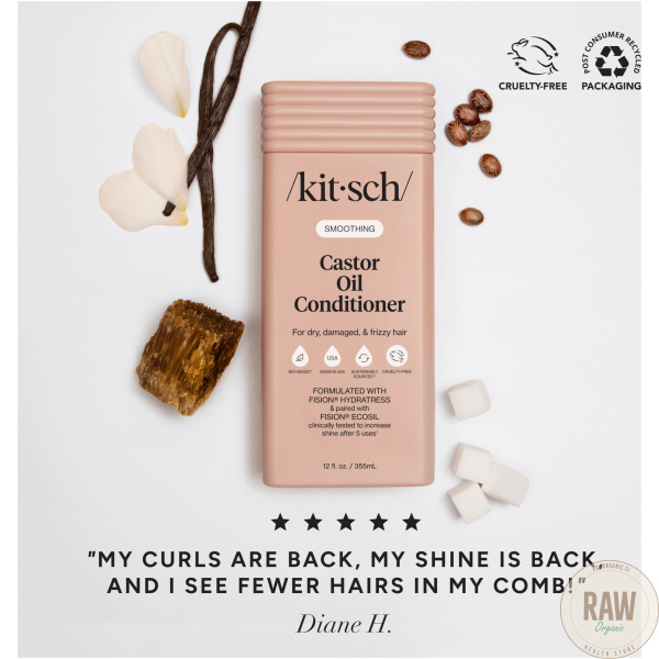 Kitsch Smoothing Castor Oil Conditioner 335ml – kuva 3