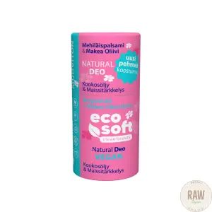 Eco Soft Natural Mehiläisbalsami & makea oliivi 50 g deodorantti (PV 12/26)
