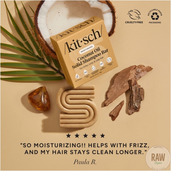 KITSCH Coconut Oil Shampoo & Hoitoaine bar – kuva 5