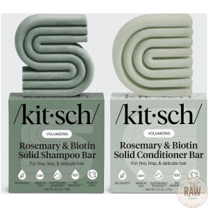 KITSCH Rosemary & Biotin Volumizing  Shampoo & Hoitoaine bar