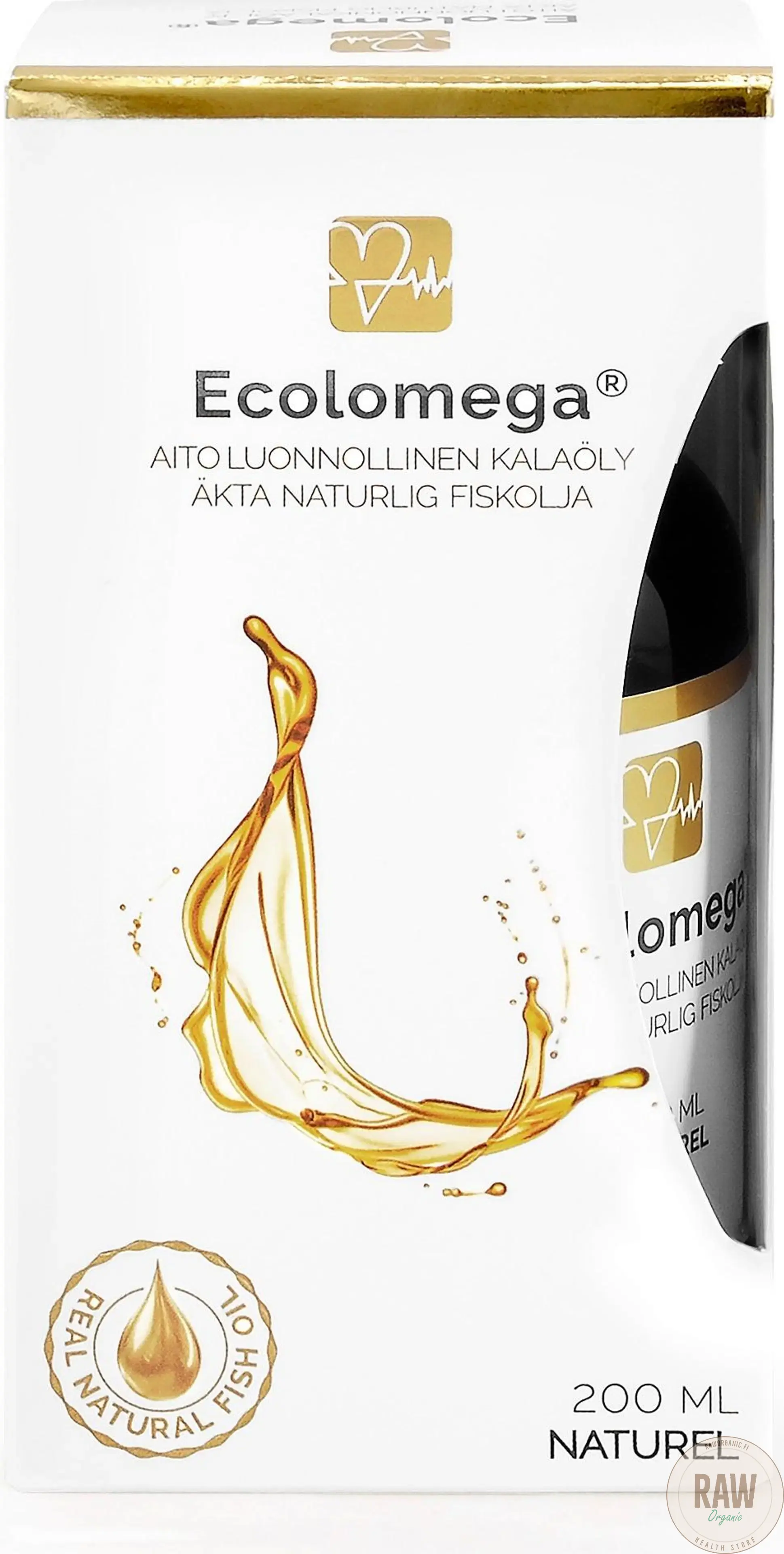 Ecolomega Natural kalaöljy 200 ml