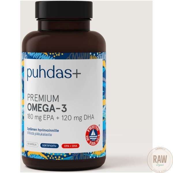 Puhdas+ Premium Omega-3 EPA & DHA 300mg 80 kaps. – kuva 6