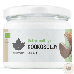 Puhdistamo Kylmäpuristettu Neitsytkookosöljy 250ml