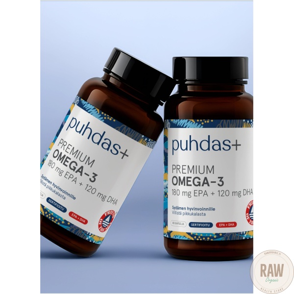 Puhdas+ Premium Omega-3 EPA & DHA 300mg 80 kaps. – kuva 3